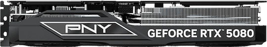 PNY GeForce RTX 5080 16GB GDDR7 Overclocked Triple Fan Κάρτα Γραφικών