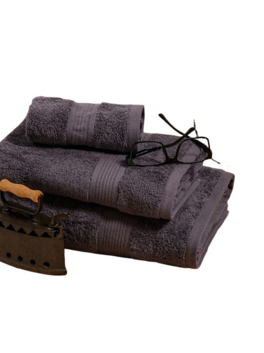 Melinen Bath Towel Set 3pcs Kenzo Anthracite Weight 450gr/m²