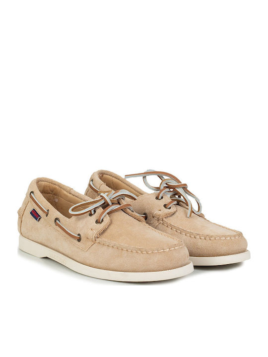 Portland Flesh Out Women's Boat Shoes Beige Camel