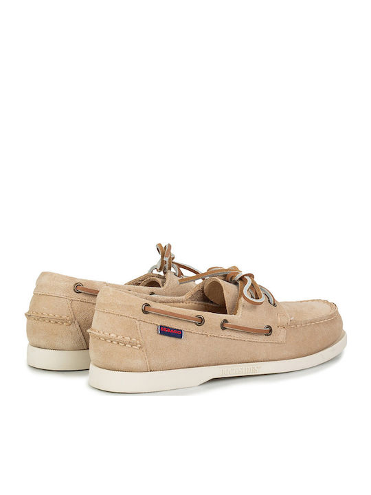 Portland Flesh Out Women's Boat Shoes Beige Camel