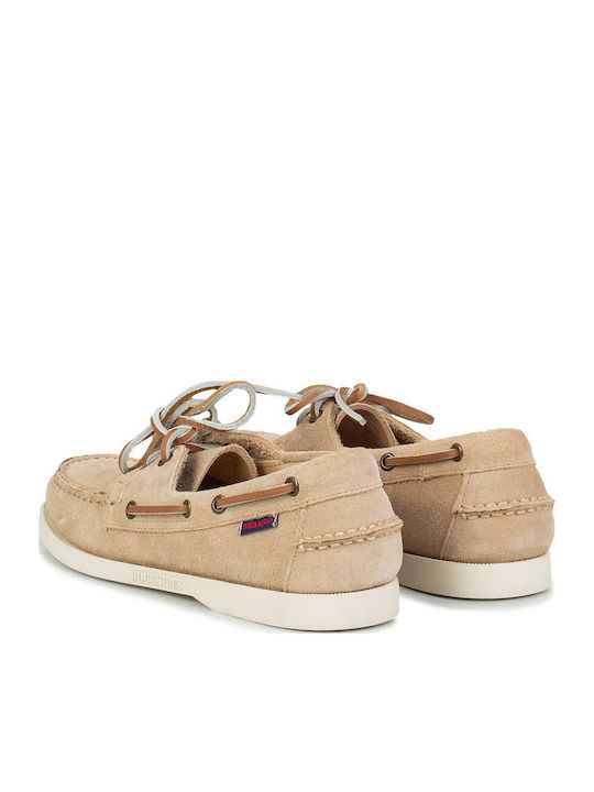 Portland Flesh Out Women's Boat Shoes Beige Camel