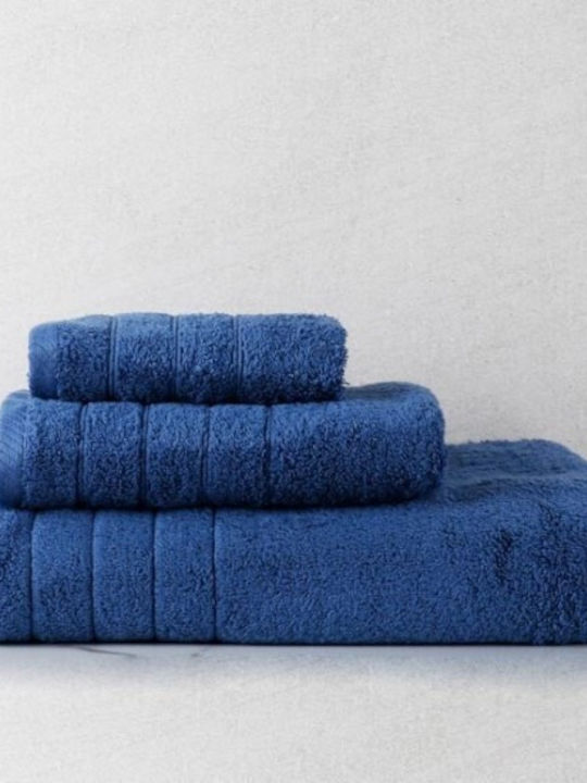 Sunshine Bath Towel Set 3pcs Dory Blue Dark 19 Weight 600gr/m²