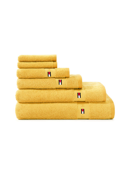 Tommy Hilfiger Πετσέτα Χεριών Legend Gold 40x60εκ. Gold Βάρους 540gr/m²