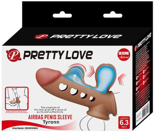 Pretty Love Penis Sleeve Προέκταση Πέους Καφέ