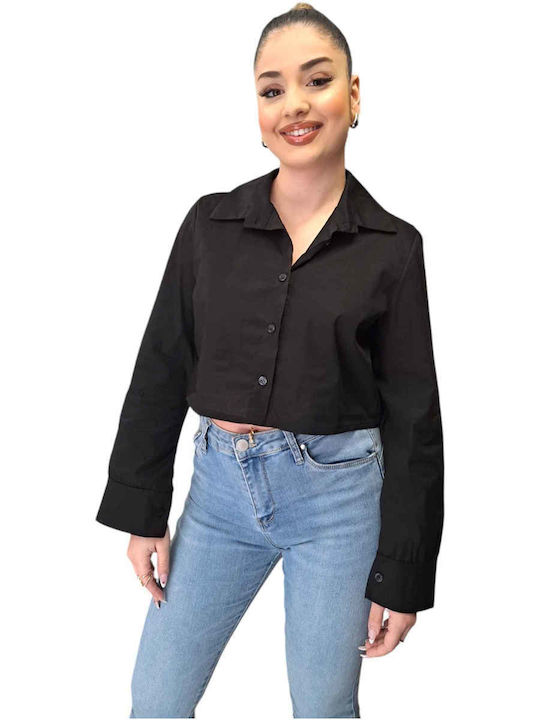 Women's Long Sleeve Shirt Black