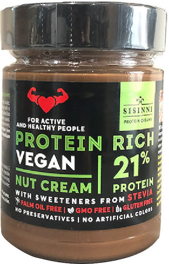 Sisinni Vegan Βούτυρο Ξηρών Καρπών με Έξτρα Πρωτεΐνη Vegan 320gr