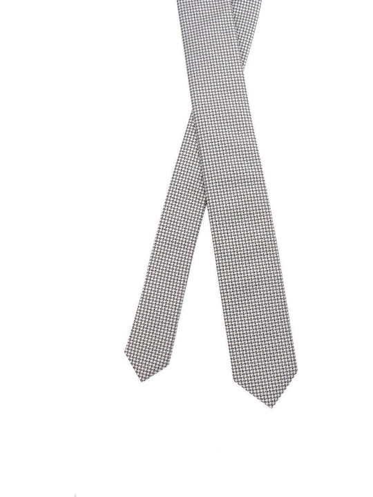 Hugo Men's Tie Printed in Gray Color