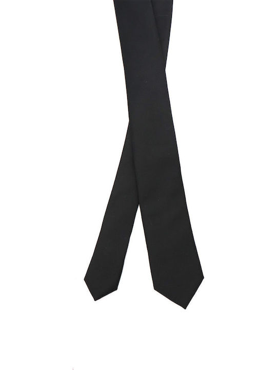 Hugo Men's Tie Silk Monochrome in Black Color