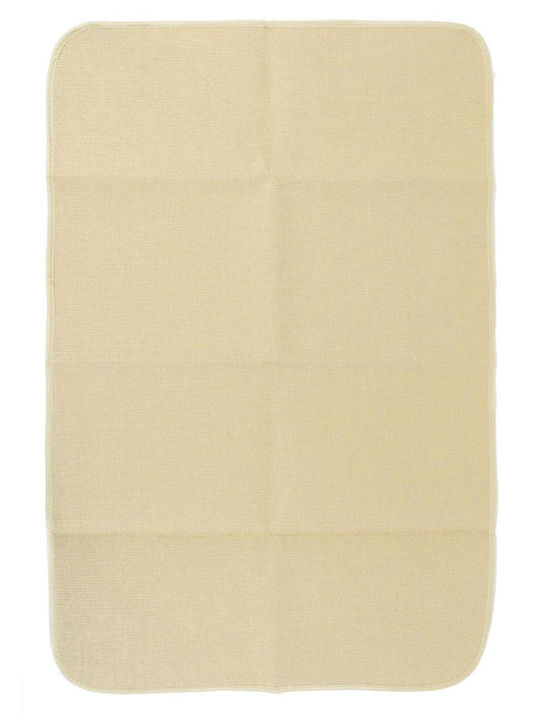 Doca Stoff Strandtasche Beige