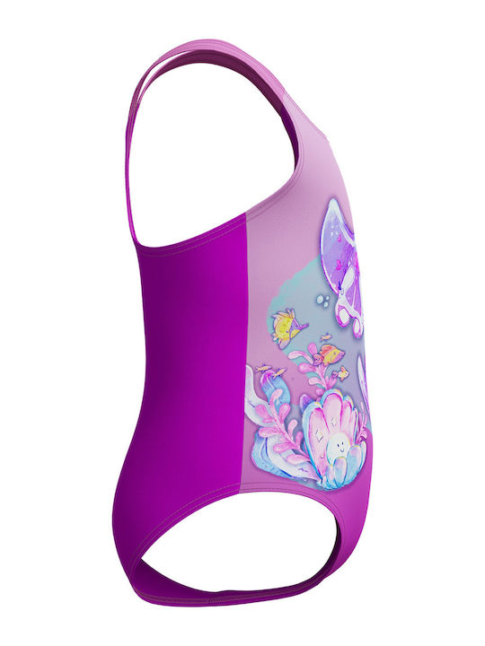 Speedo Digital Printed Детски Бански Една част Purple