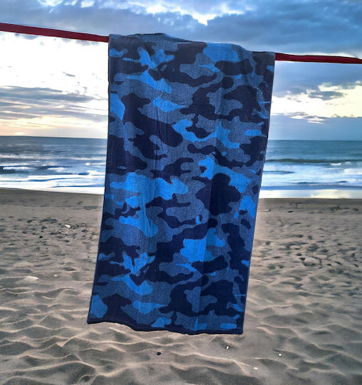 Linea Home Beach Towel Cotton Blue 160x86cm.