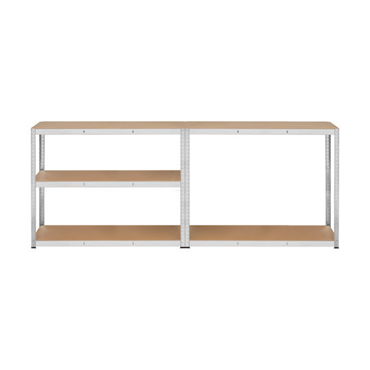 Rebel Dexion Verzinkt Regal 120x45x205cm mit 5 Regalen Gesamtbelastbarkeit 750kg