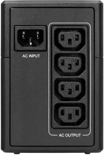 Eaton 5E Gen2 700 UPS Line-Interactive 700VA 360W με 4 IEC Πρίζες