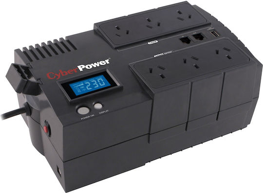 CyberPower BR1000ELCD-FR (Priză Franceză) UPS Line-Interactive 1000VA 600W cu 8 Schuko Prize