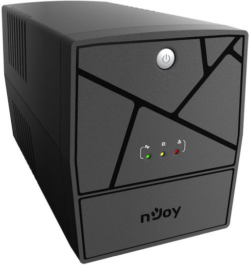 NJOY Keen 1500 USB UPS (VI) Linie-interaktiv 1500VA 900W mit 4 Schuko Steckdosen