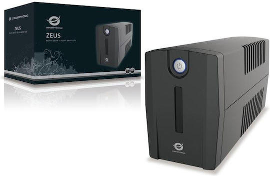 Conceptronic ZEUS02ESP UPS Line-Interactive 850VA 480W cu 2 Schuko Prize