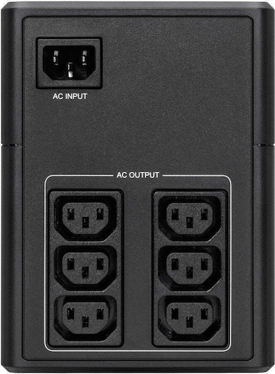 Eaton 5E Gen2 2200 USB UPS Line-Interactive 2200VA 1200W με 6 IEC Πρίζες