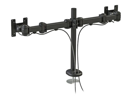 Neomounts FPMA-D960DG Desktop Stand for 2 Monitors up to 27" with Arm