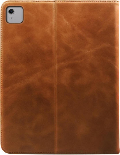 Rosso Deluxe Flip Cover Δερμάτινη Καφέ (iPad Air 13" 2024)