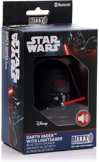 Bitty Boomers Bitty Boomers Ηχείο Bluetooth 3W με Διάρκεια Μπαταρίας έως 4 ώρες Darth Vader