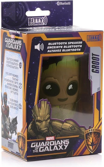 Bitty Boomers Marvel Guardians of the Galaxy Groot Bluetooth високоговорител с живот на батерията до 4 часа Кафяв