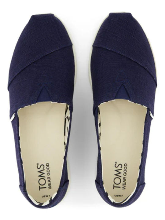 Alpargata Women's Fabric Espadrilles Navy Blue