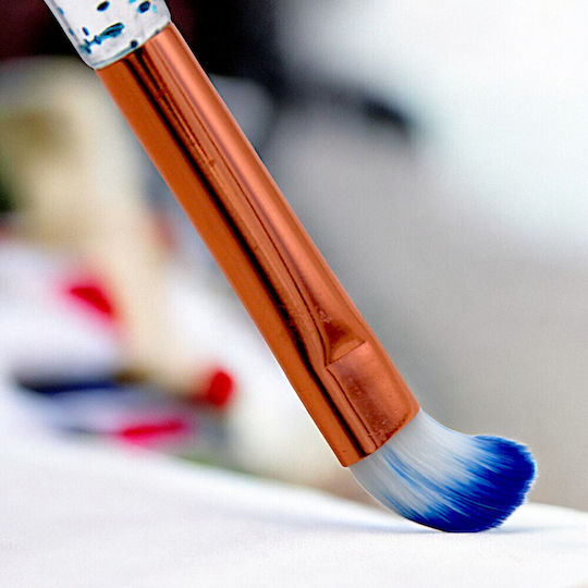 Set mit Make-up-Pinseln aus synthetischem Haar Griffe 7Stück