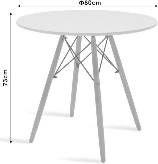 Dining Room Ezra-julita 5pcs 80x80cm