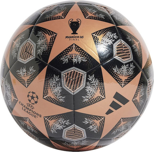 adidas Uefa Μπάλα Ποδοσφαίρου Μαύρη