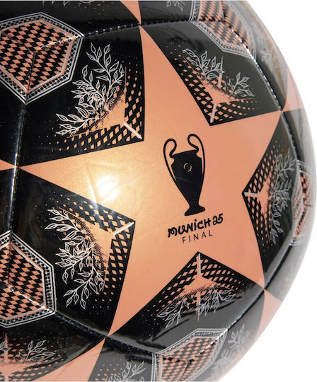 adidas Uefa Μπάλα Ποδοσφαίρου Μαύρη