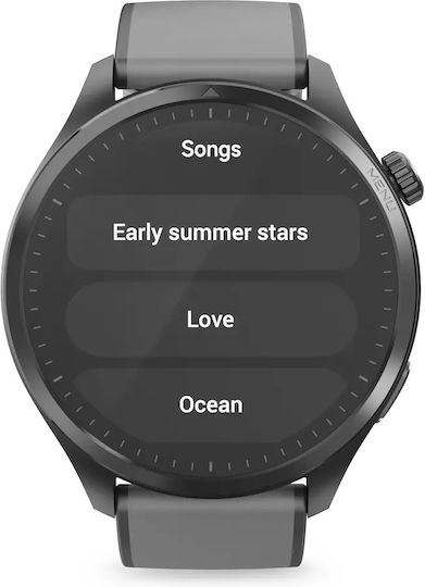 HAMA 9000 47mm Smartwatch με SIM και Παλμογράφο (Γκρι)