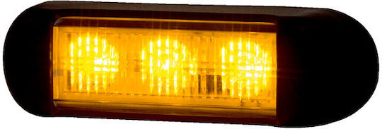 LED Strobe 12V/24V Orange IP68 Horpol