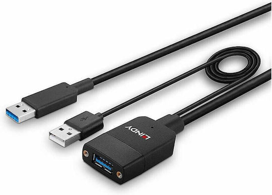 Lindy Converter USB-A male to USB-A male 1pcs 43357