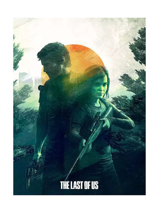 The Last Of Us Κάδρο Ξύλινο Μαύρο 30x40cm