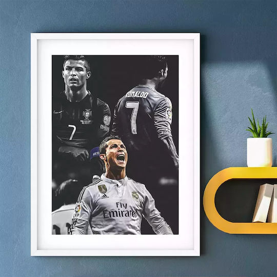 Cristiano Ronaldo Κάδρο Ξύλινο 30x40cm