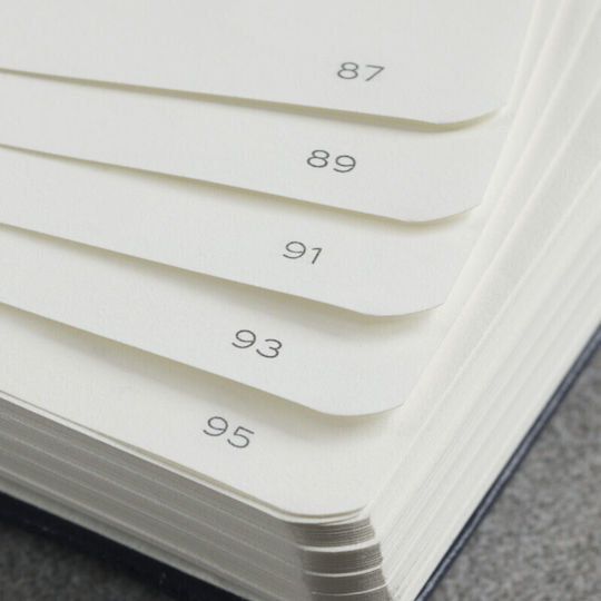 Leuchtturm1917 Notizbuch 123 Blätter A5 Geregelt mit Gummiband Blau