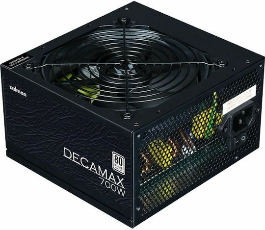 Zalman DecaMax 700W Μαύρο Τροφοδοτικό Υπολογιστή Full Modular 80 Plus Standard
