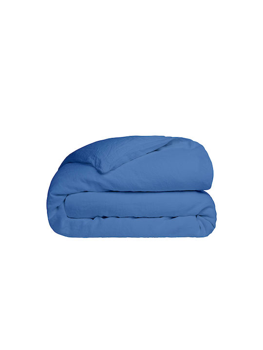 Sunshine Duvet Cover Cotton Double 200x250 Cotton Feelings 104 Blue