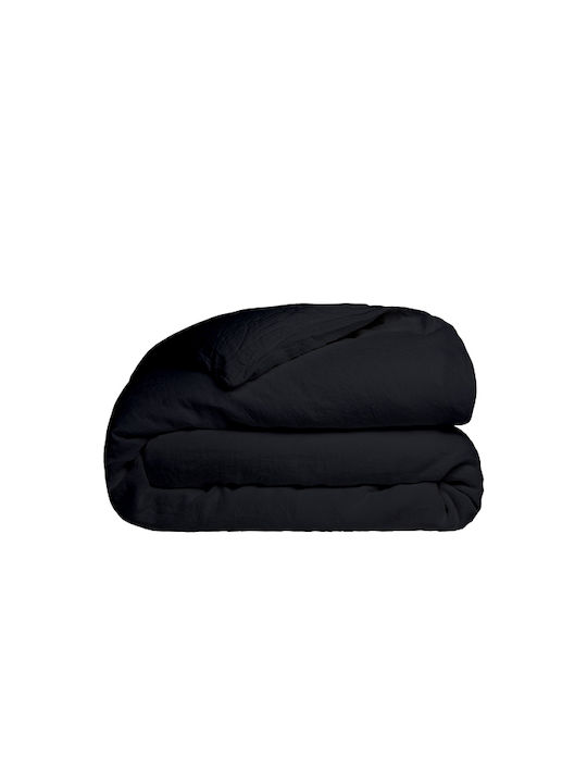 Sunshine Duvet Cover Cotton Queen 230x250 Cotton Feelings 111 Black