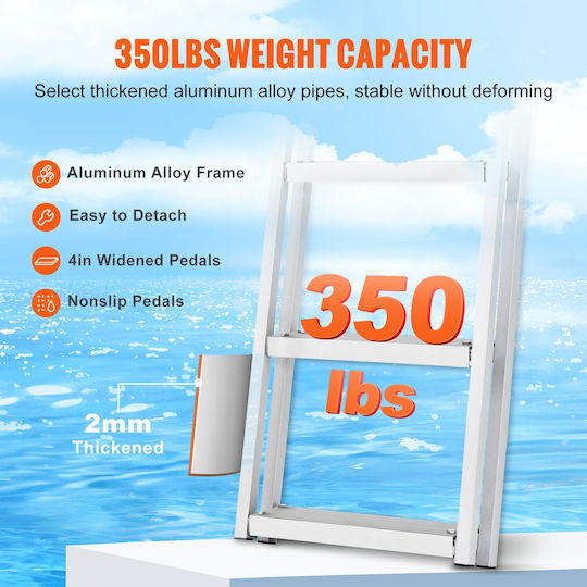 Vevor 5 Steps Boat Ladder