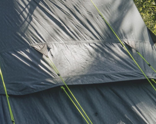 Outwell Earth 3 Plus Σκηνή Camping Τούνελ Ορειβασίας Πράσινη 4 Εποχών για 3 Άτομα Αδιάβροχη 3000mm 200x415x120εκ.