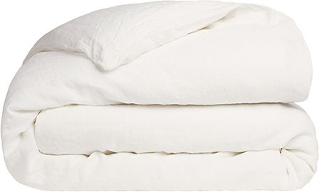 Sunshine Παπλωματοθήκη Βαμβακερή Υπέρδιπλη 230x250 Cotton Feelings 100 White