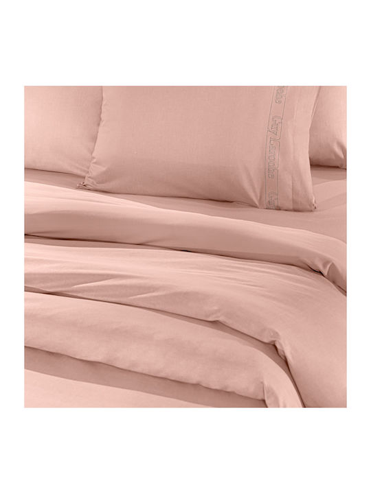 Guy Laroche Duvet Cover Cotton Single 165x225 Color Plus Coral
