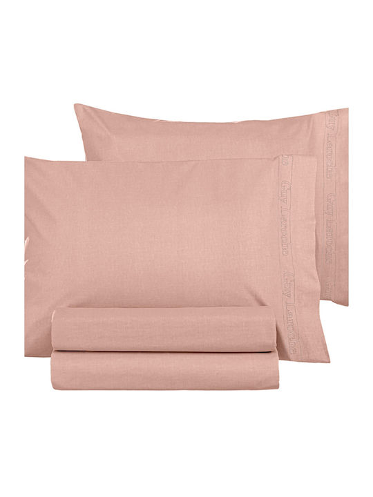 Guy Laroche Duvet Cover Cotton Single 165x225 Color Plus Coral