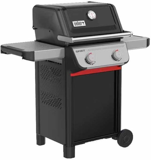 Weber Spirit E-210 Ψησταριά Υγραερίου Μαντεμένιας Σχάρας με 2 Εστίες 7.75kW