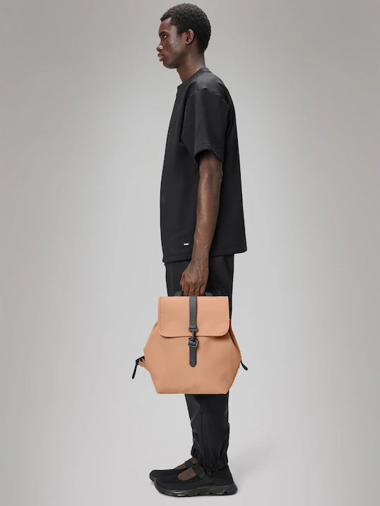Rains Backpack Αδιάβροχο 13lt Καφέ