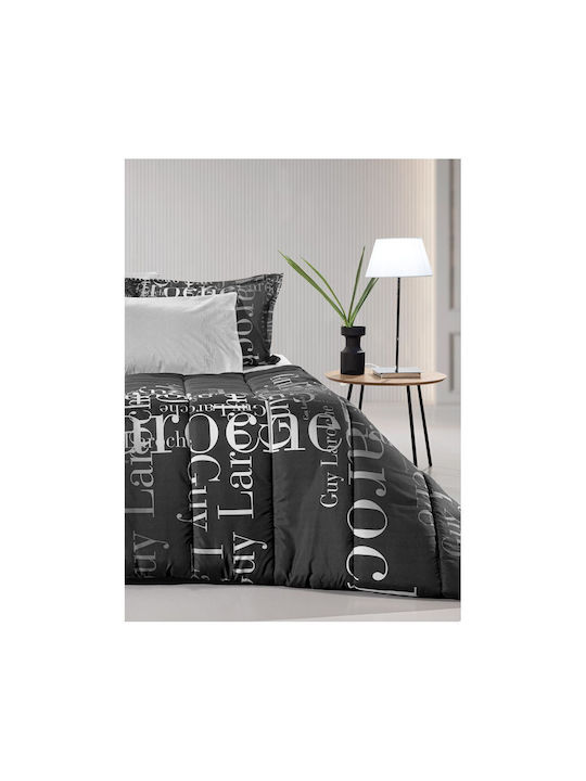 Guy Laroche Duvet Cover Queen 225x245 Instyle Charcoal