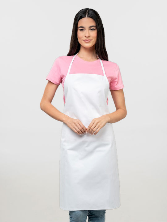 About Basics Arbeitsschürze Labor Weiß 00401B About Basics Arbeitsschürze Labor Weiß 00401B