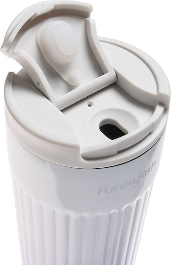 Gim Funky Fish Παιδικό Παγούρι Θερμός Ανοξείδωτο με Βιδωτό Καπάκι Non Spill Μωβ 500ml