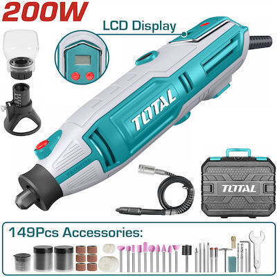 Total Electric Rotary Multi Tool 200W with Speed Control TG2006